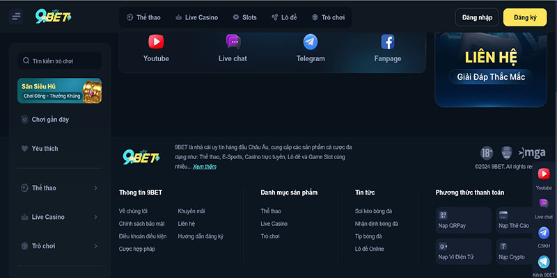 Liên Hệ 9bet